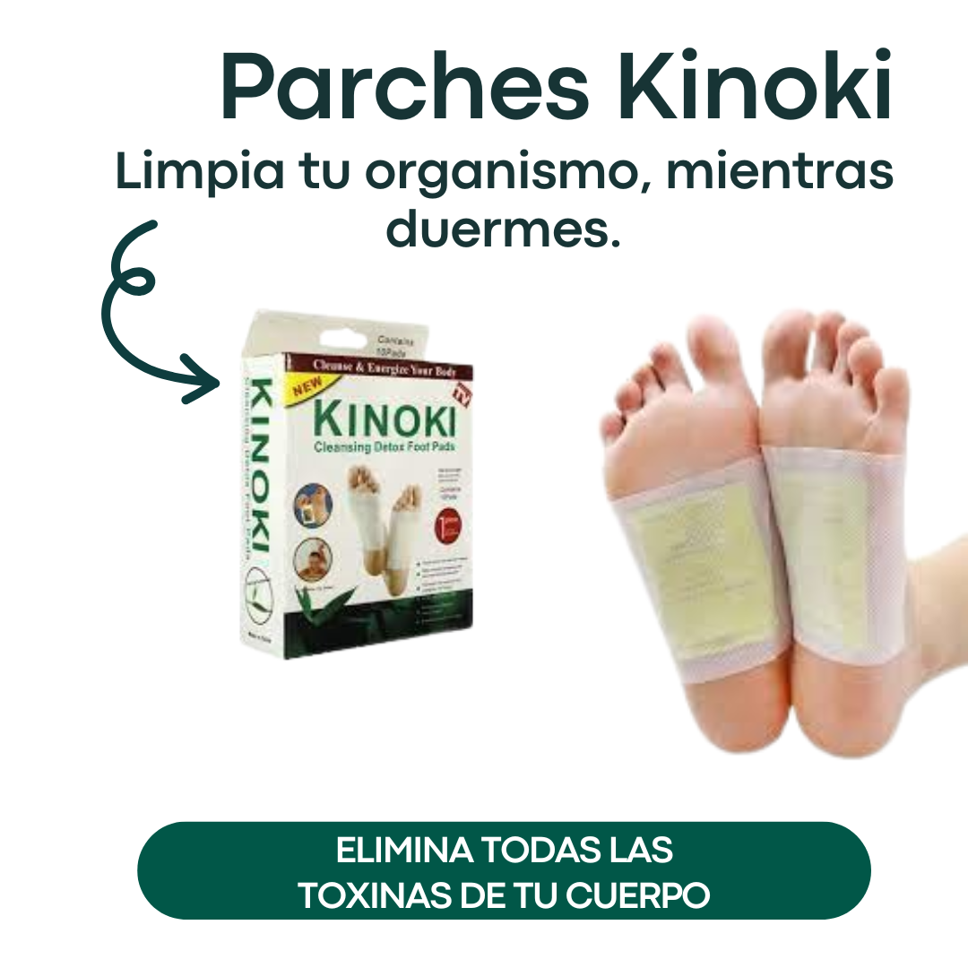 PARCHES KINOKI | UNA PIEL IMPECABLE + ENVÍO GRATIS 🎁