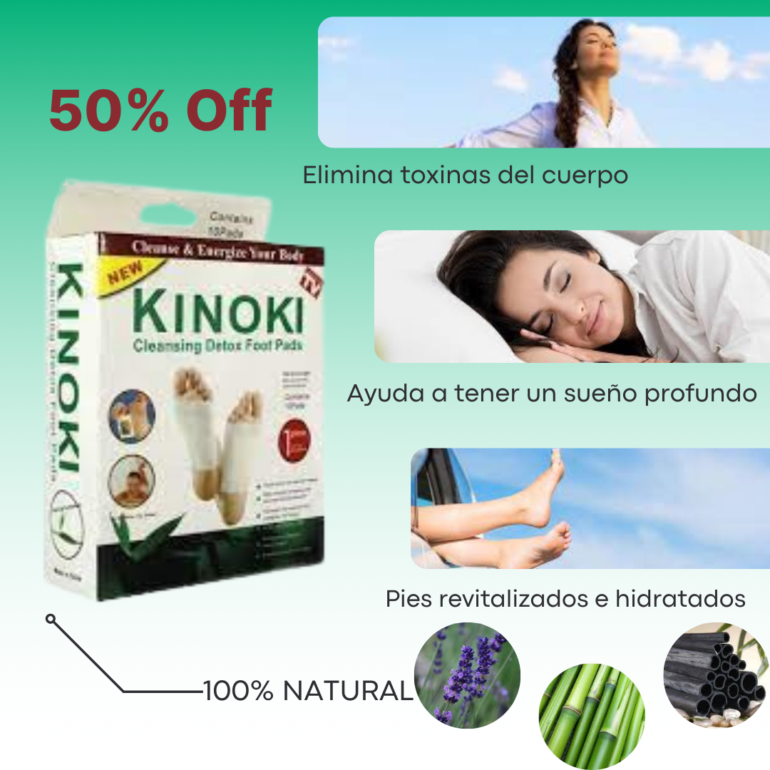 PARCHES KINOKI | UNA PIEL IMPECABLE + ENVÍO GRATIS 🎁